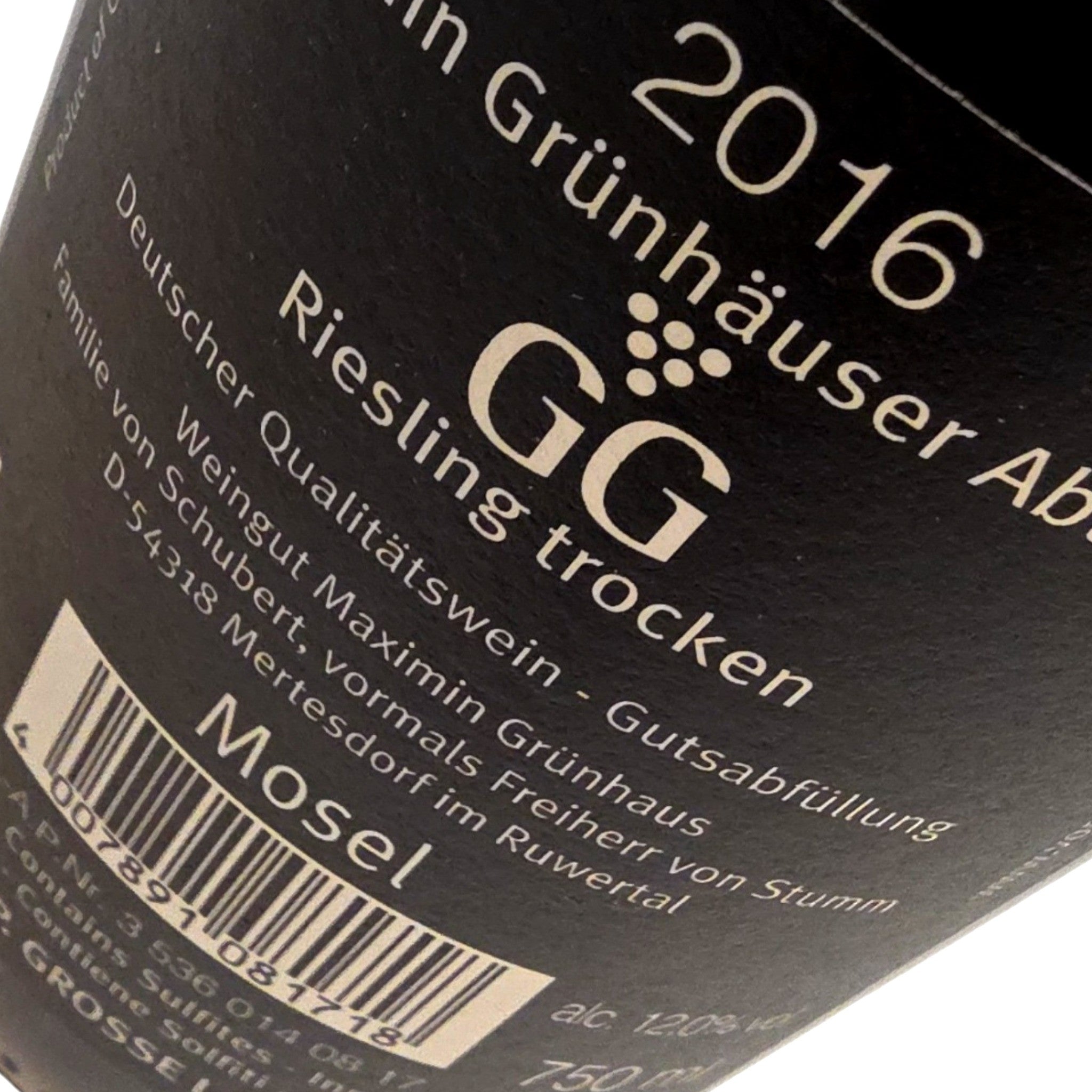 Maximin Grünhaus Abtsberg Riesling Grosses Gewächs 2016