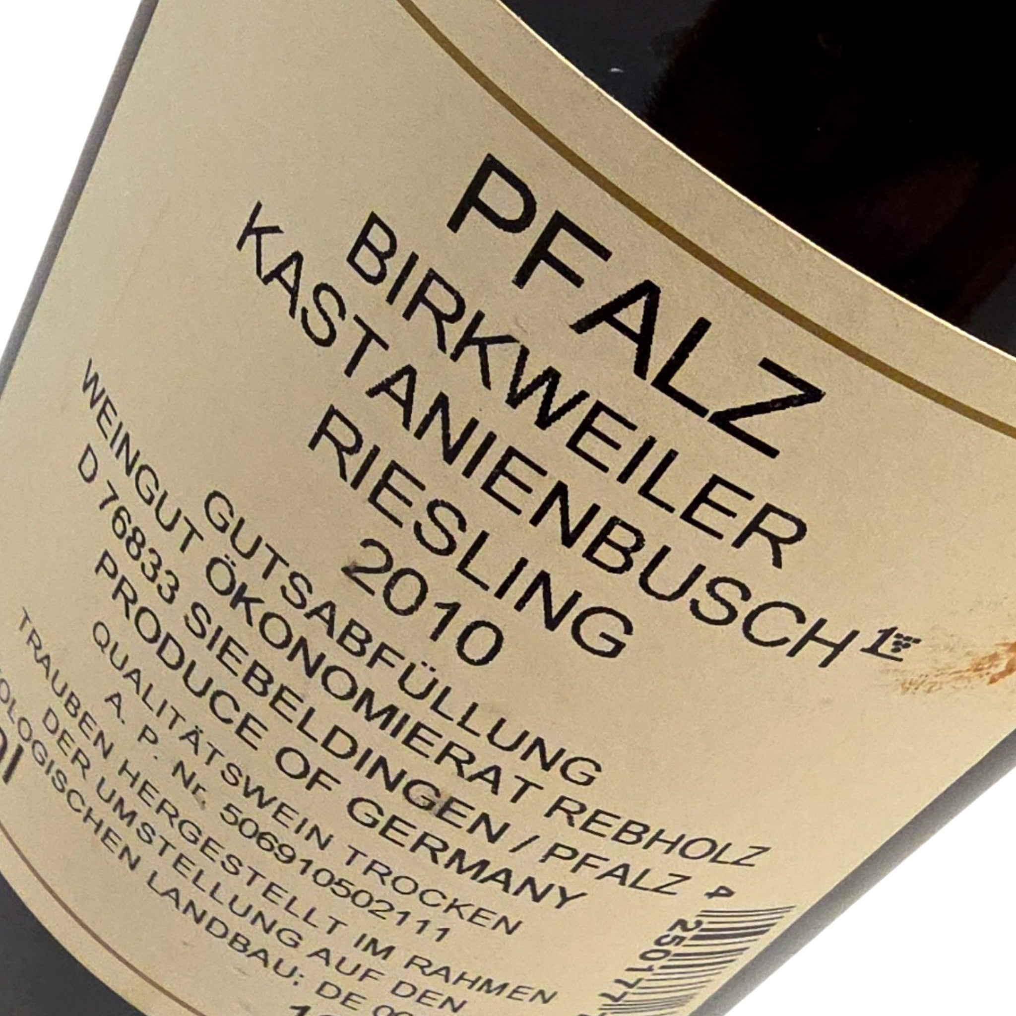 Ökonomerat Rebholz Kastanienbusch Riesling Grosses Gewächs 2010