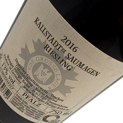 Philipp Kuhn Saumagen Riesling Grosses Gewächs 2016