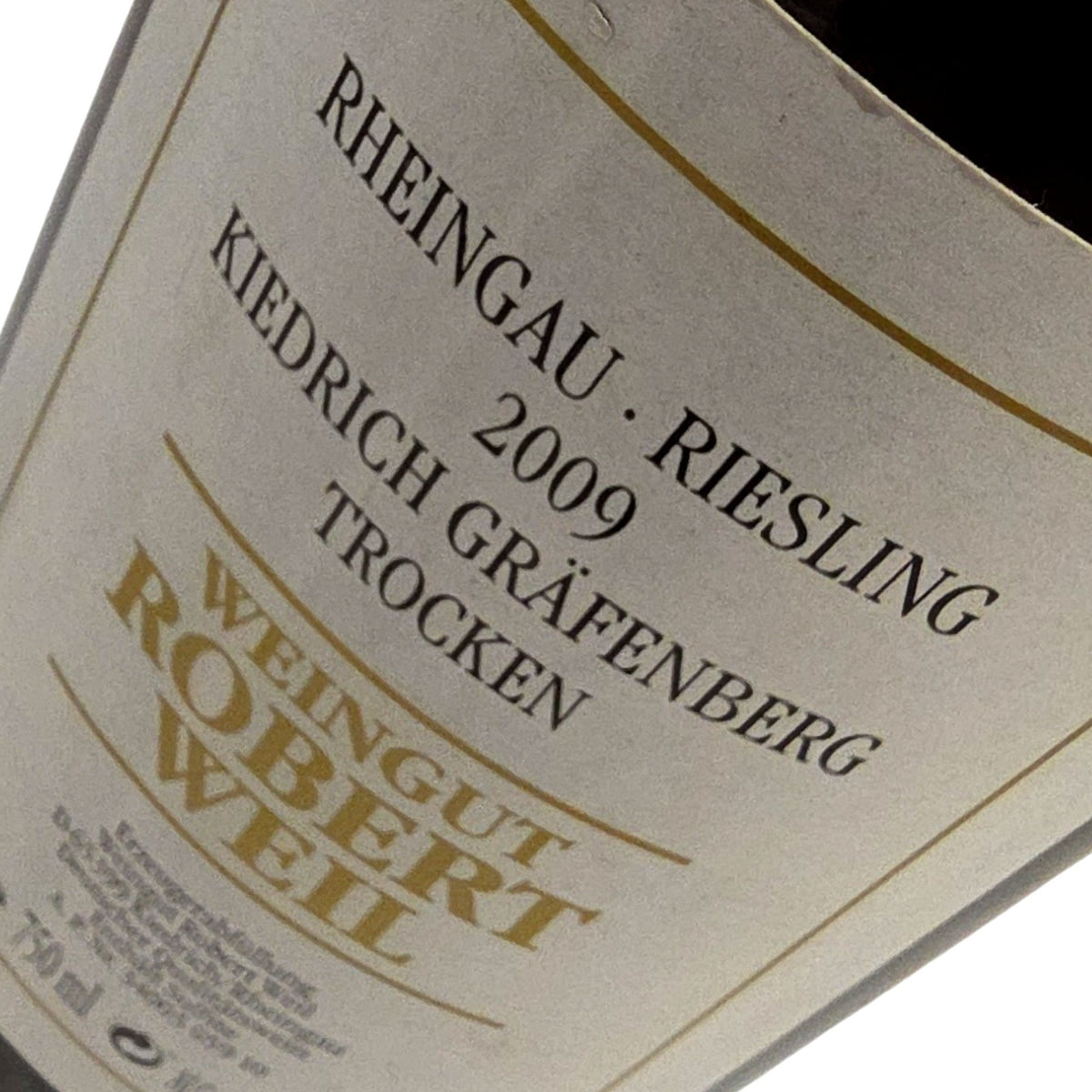 Robert Weil Kiedrich Gräfenberg Riesling Grosses Gewächs 2009