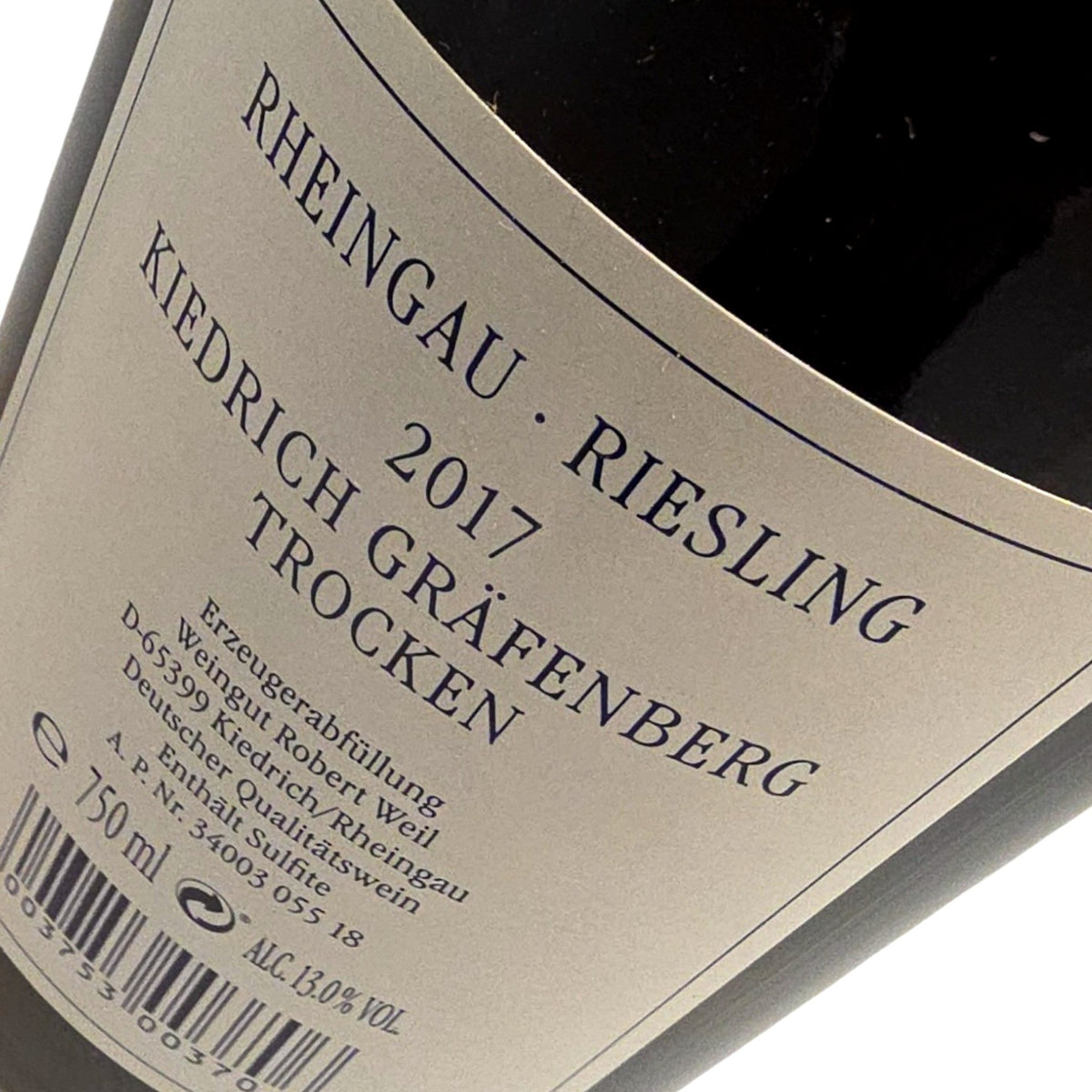 Robert Weil Kiedrich Gräfenberg Riesling Grosses Gewächs 2017