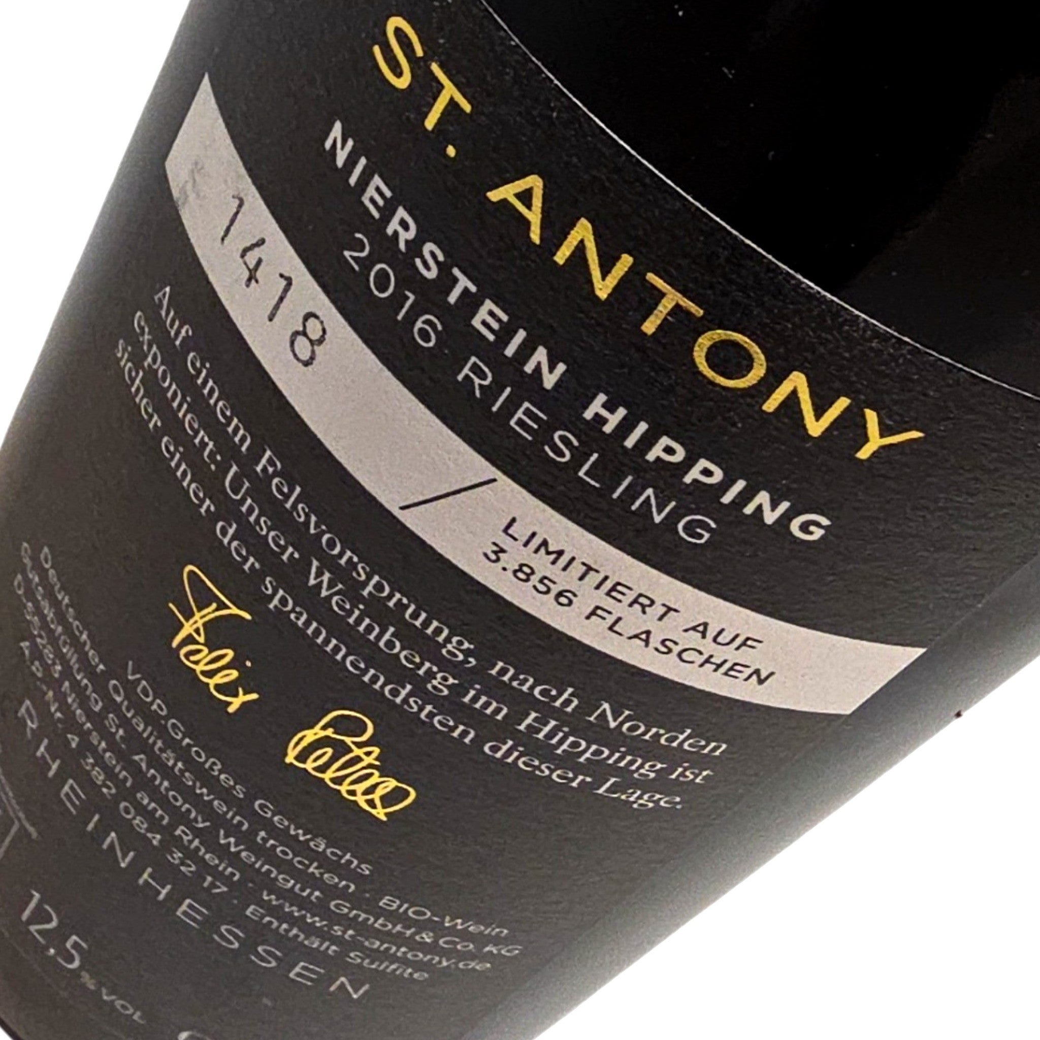 St. Antony Hipping Riesling Grand Cru 2016