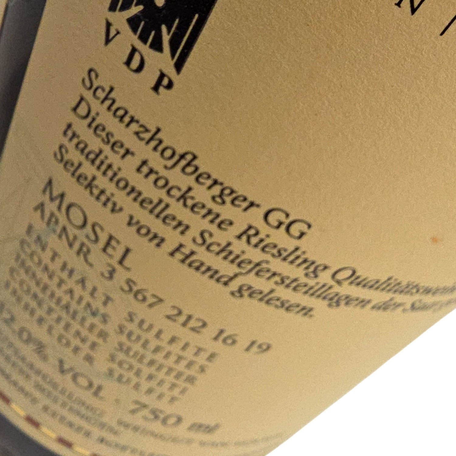 Van Volxem Scharzhofberger Riesling Grosses Gewächs 2018