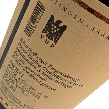 Van Volxem Scharzhofberger P Pergentsknopp Grand Cru 2015