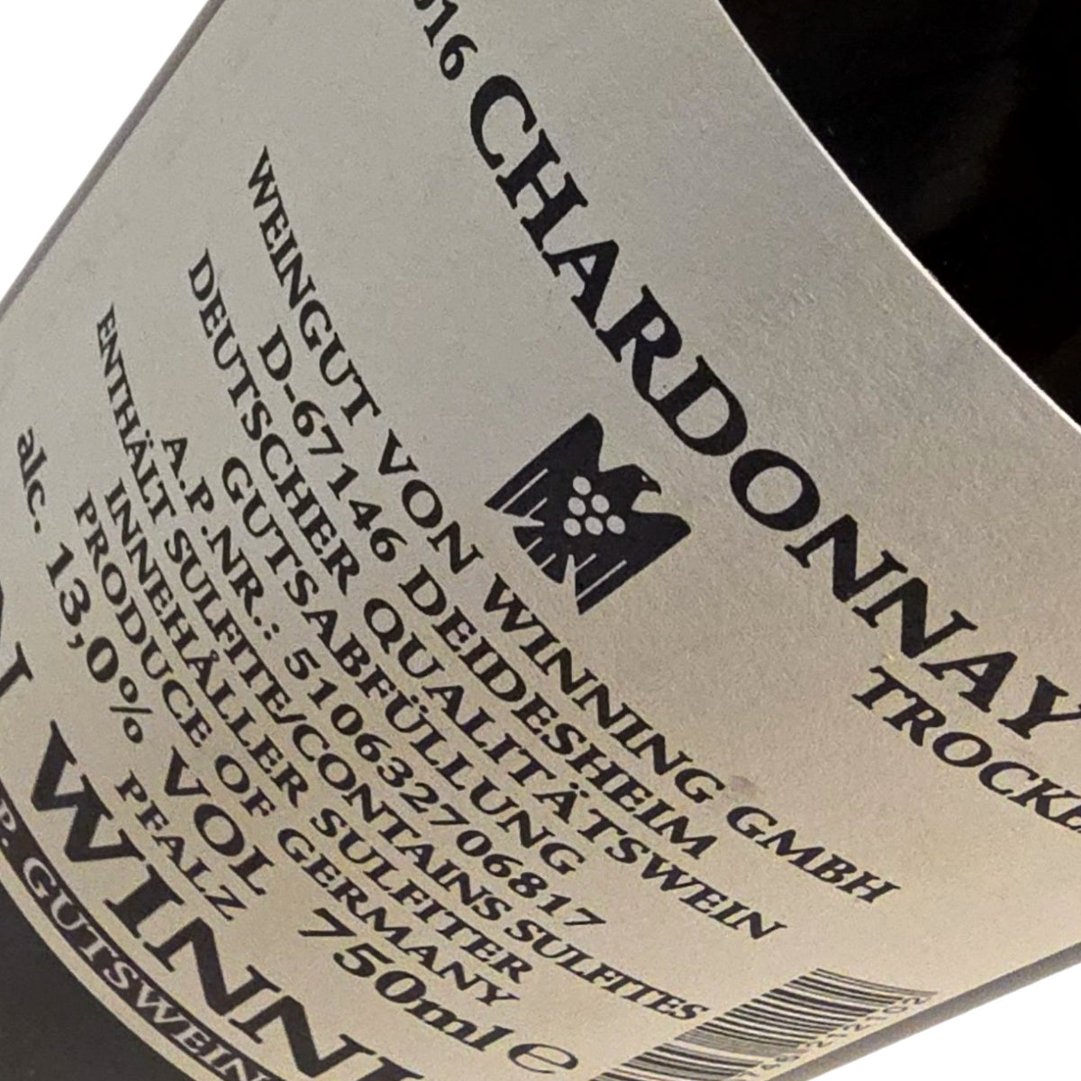 Von Winning Chardonnay trocken 2016