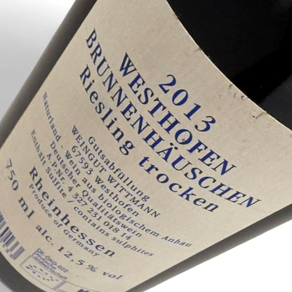 Weingut Wittmann Brunnenhäuschen Riesling Grosses Gewächs 2013