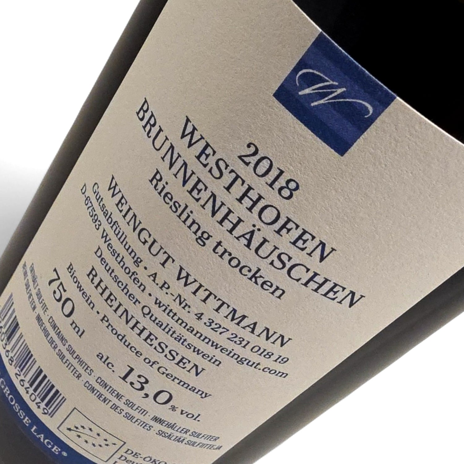 Weingut Wittmann Brunnenhäuschen Riesling Grosses Gewächs 2018