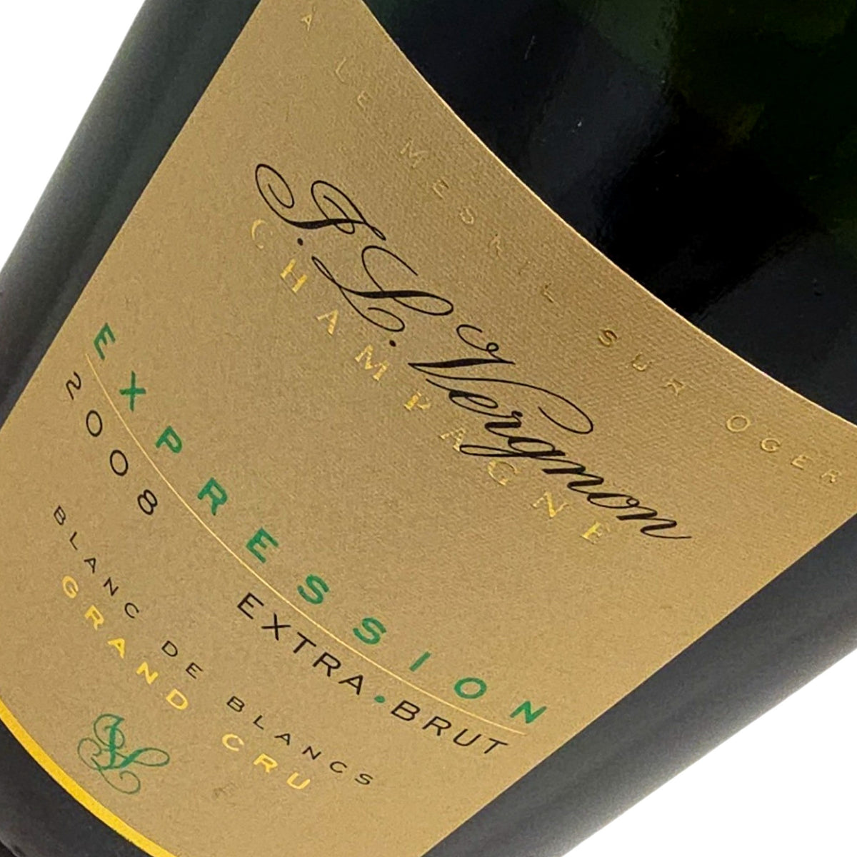 J. L. Vergnon Champagne Expression Blanc de Blancs Grand Cru Extra Brut Millesime 2008