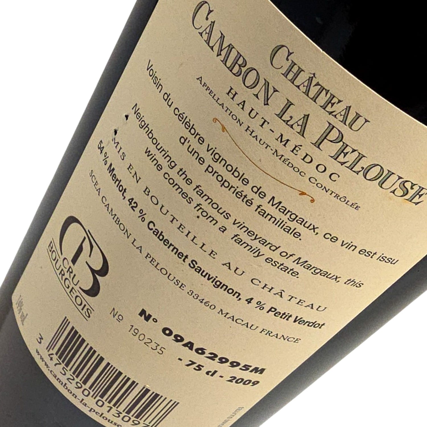 Chateau Cambon La Pelouse Chateau Cambon La Pelouse 2009