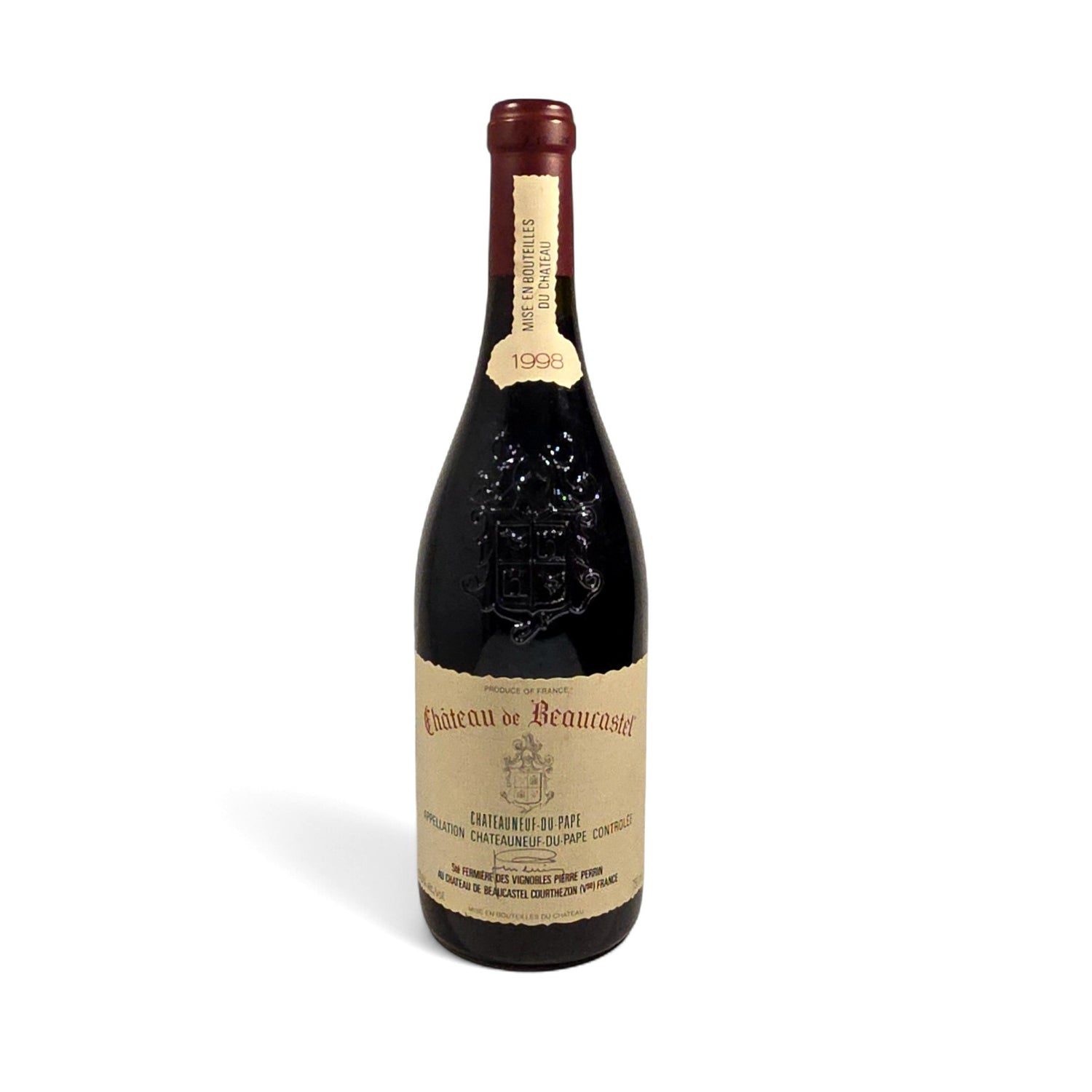 Chateau de Beaucastel Chateauneuf du Pape 1998