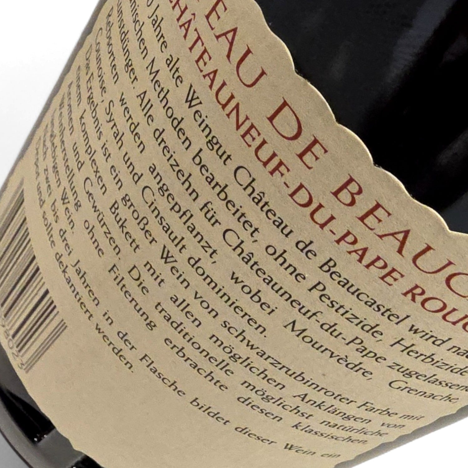 Chateau de Beaucastel Chateauneuf du Pape 1998