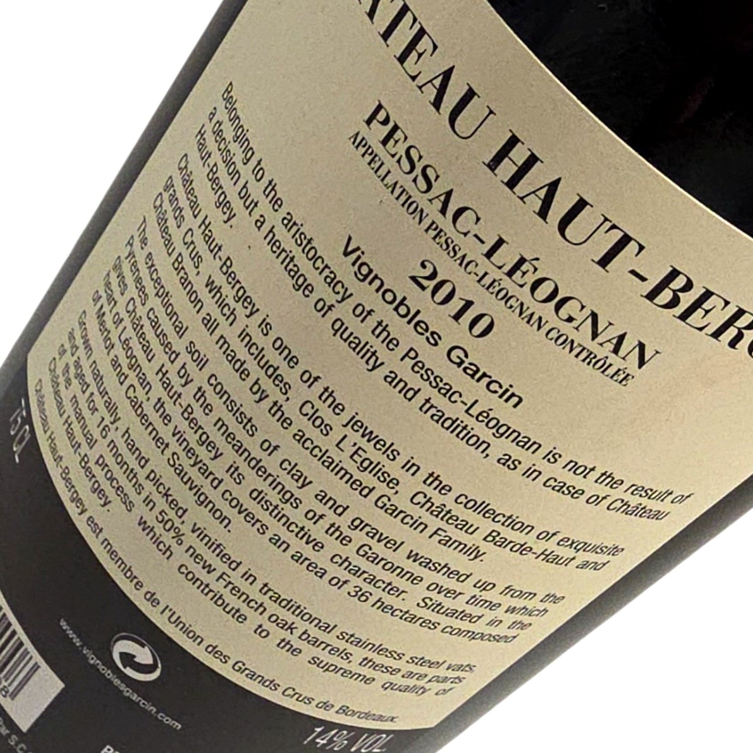 Chateau Haut Bergey Chateau Haut Bergey 2010