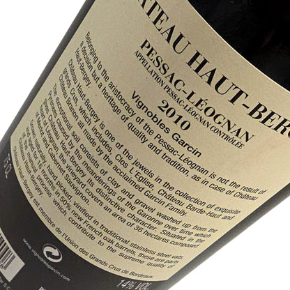 Chateau Haut Bergey Chateau Haut Bergey 2010