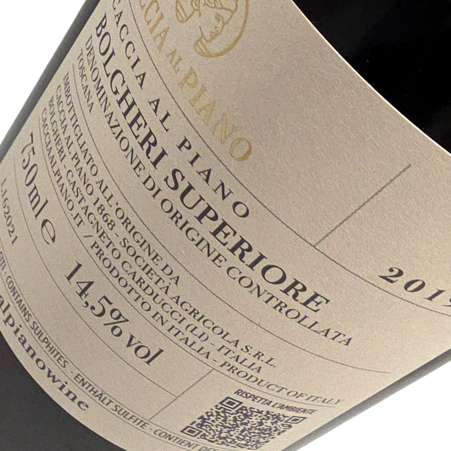 Caccia al Piano Bolgheri Superiore 2019