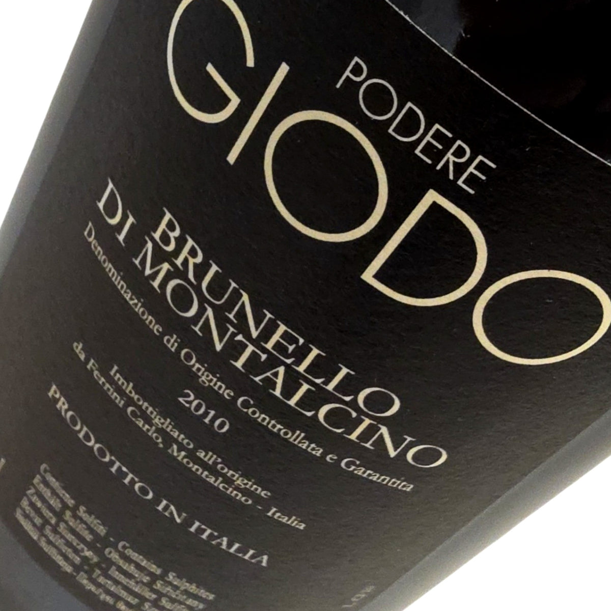 Podere Giodo Brunello di Montalcino 2010