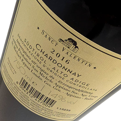 St. Michael Eppan Sanct Valentin Chardonnay 2016