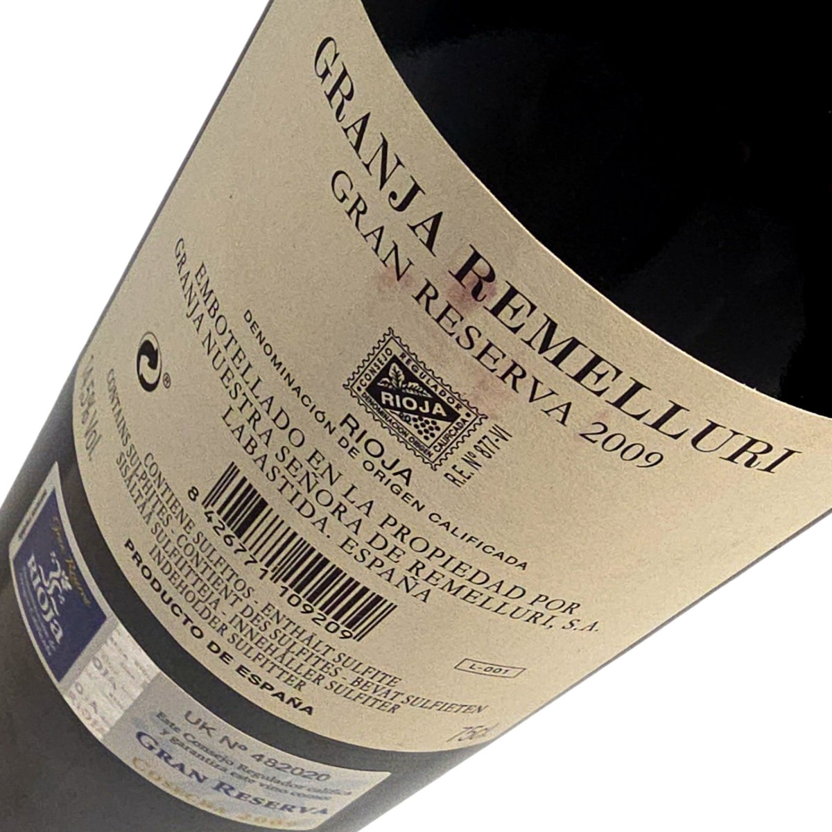 Granja Nuestra Senora de Remelluri Remelluri Gran Reserva 2009
