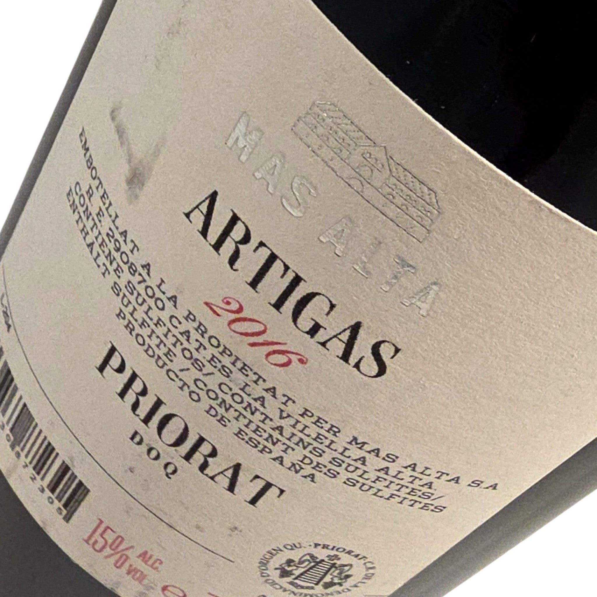 Bodegas Mas Alta Artigas 2016