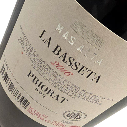 Bodegas Mas Alta La Basseta 2016