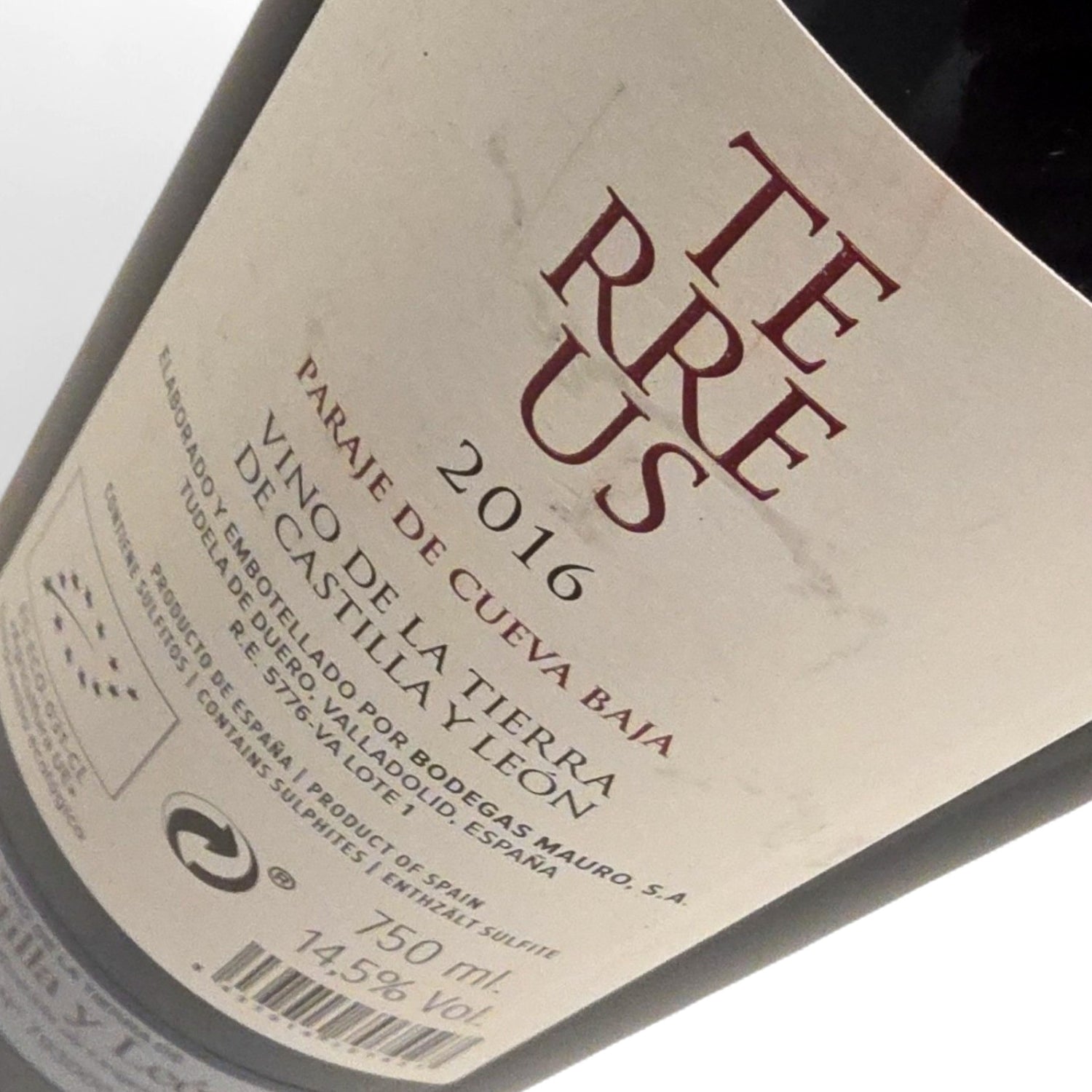 Bodegas Mauro Terreus Paraje de Cueva Baja 2016