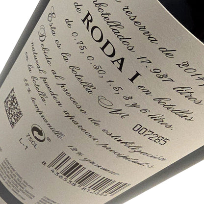 Bodegas Roda Roda 1 Reserva 2014