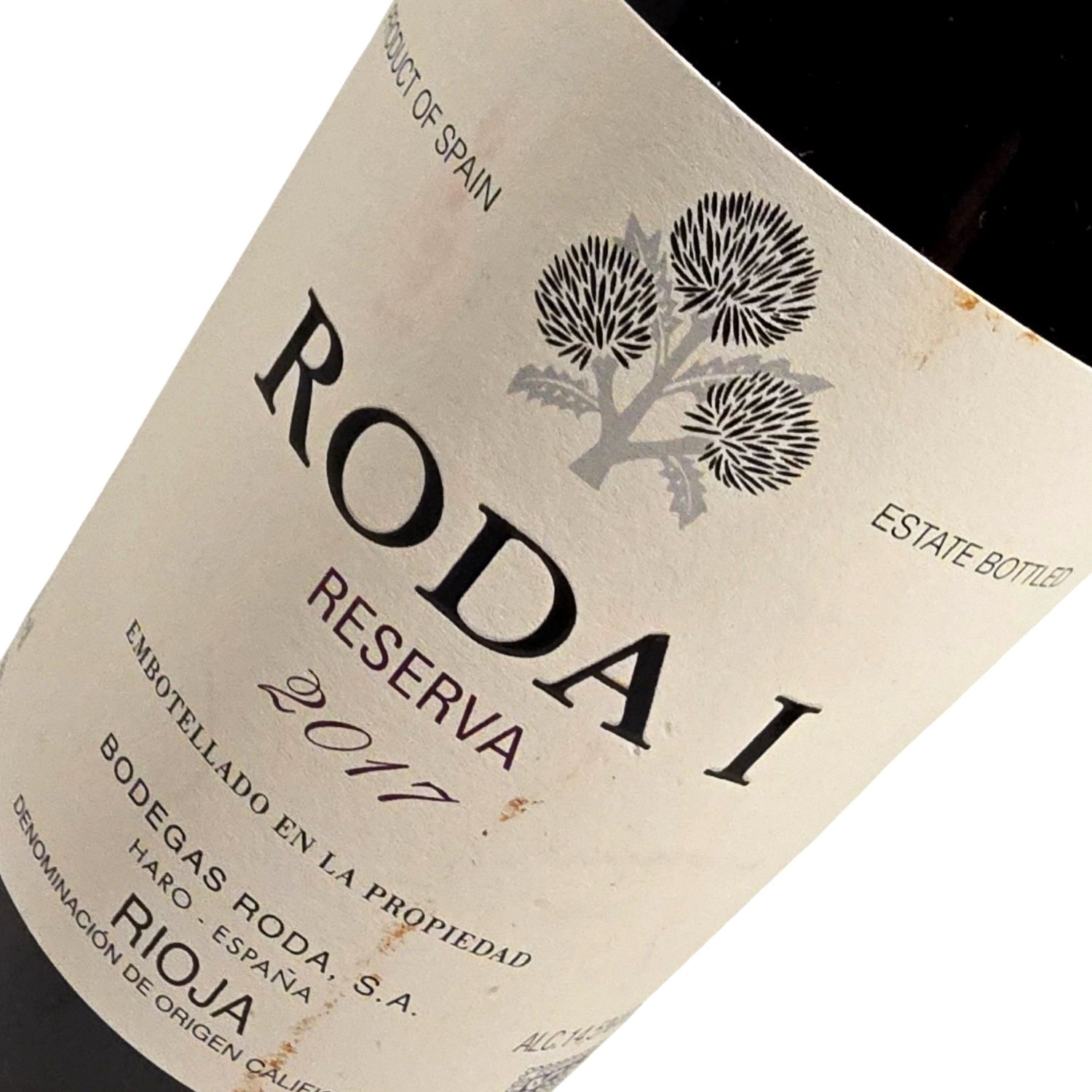 Bodegas Roda Roda 1 Riserva 2017