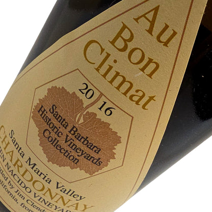 Bien Nacido Vineyard Chardonnay Au Bon Climat Historic Vineyards 2016