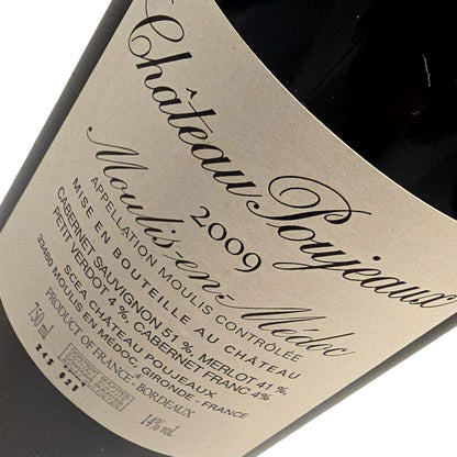 Chateau Poujeaux Chateau Poujeaux 2009