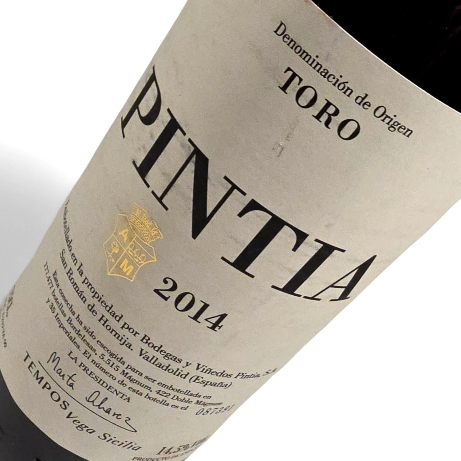 Vega Sicilia Pintia 2014