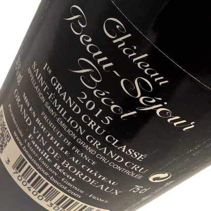 Chateau Beau-Sejour Becot Chateau Beau-Sejour Becot 2015