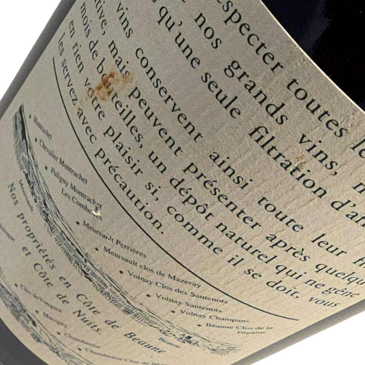Domaine Jacques Prieur Clos Vougeot Grand Cru 1999