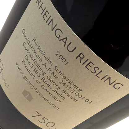 Georg Breuer Rüdesheimer Berg Schlossberg Riesling 2001
