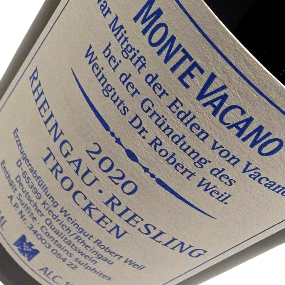 Weingut Robert Weil Monte Vacano Riesling 2020