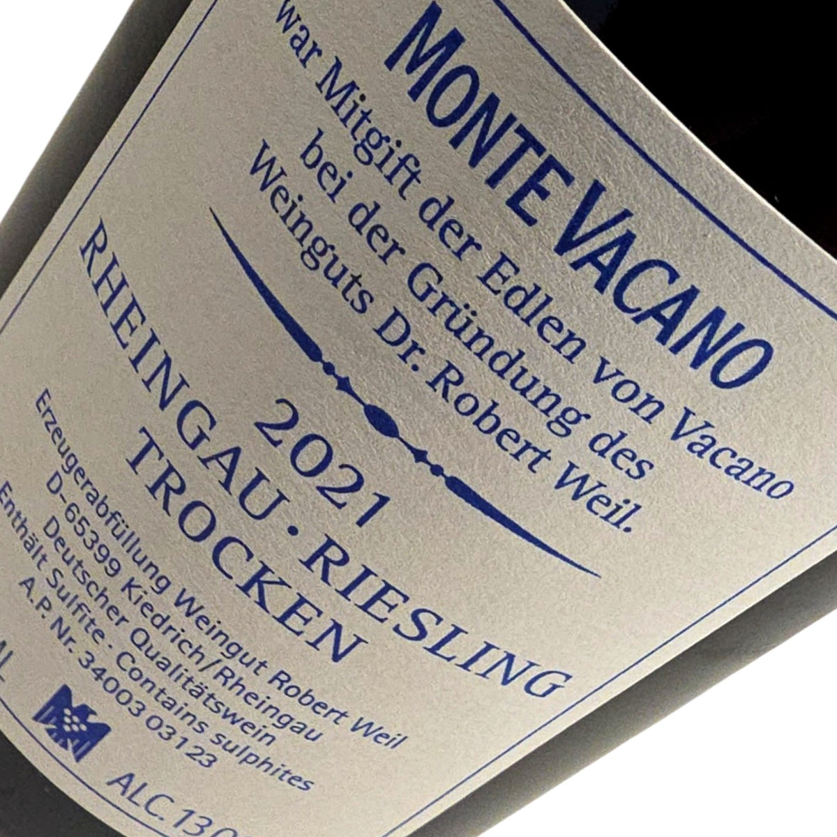 Weingut Robert Weil Monte Vacano Riesling 2021