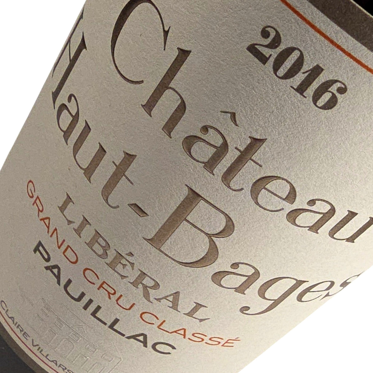 Château Haut-Bages-Libéral Château Haut-Bages-Libéral 2016