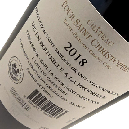 Chateau Tour Saint Christophe Chateau Tour Saint Christophe 2018