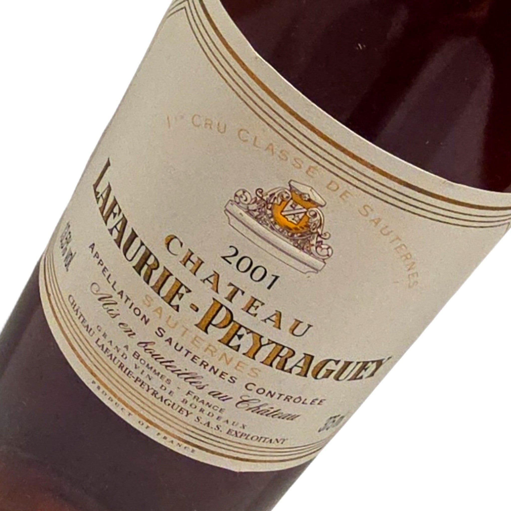 Chateau Lafaurie-Peyraguey Chateau Lafaurie-Peyraguey 2001 Halbe