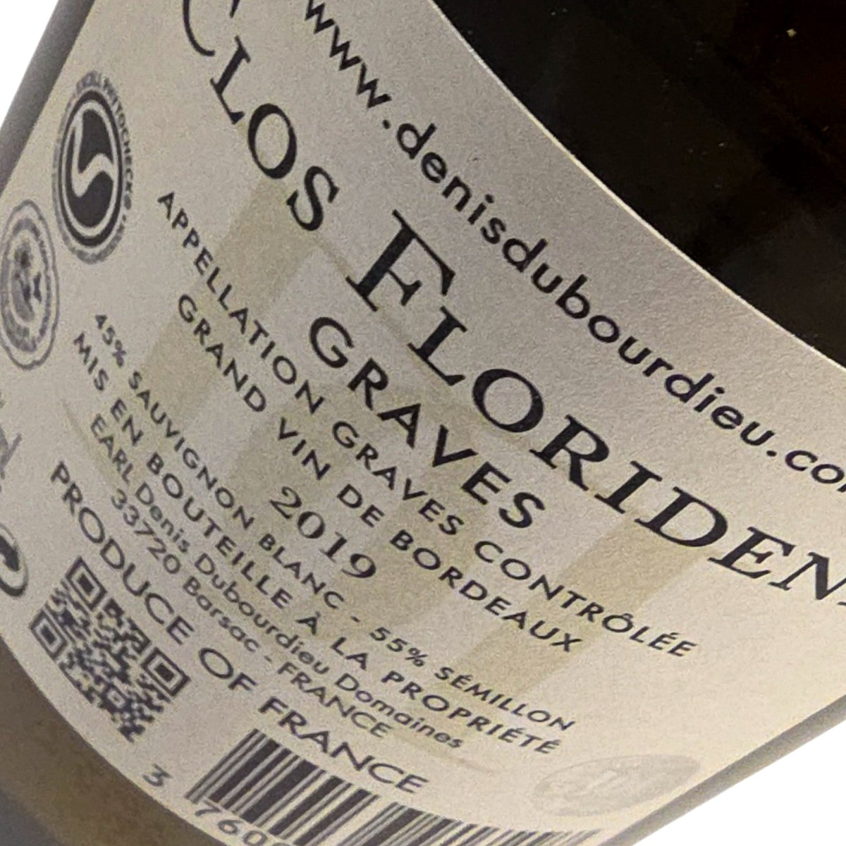 Denis Dubourdieu Clos Floridene, Blanc 2019