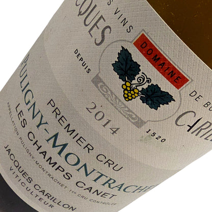 Jacques Carillon Puligny-Montrachet Champ Canet 2014