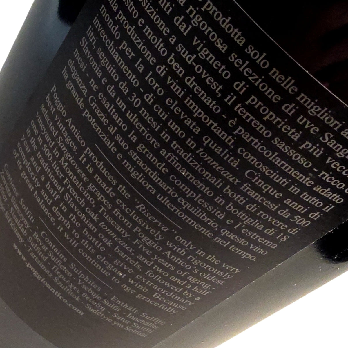Poggio Antico Riserva 2001 Doppelmagnum