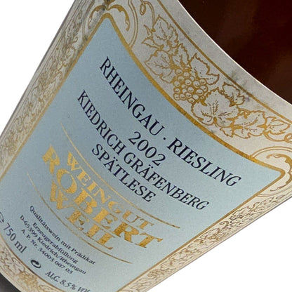 Robert Weil Kiedrich Gräfenberg Riesling Spätlese 2002