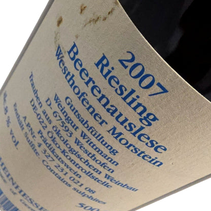 Weingut Wittmann Morstein Riesling Beerenauslese 2007
