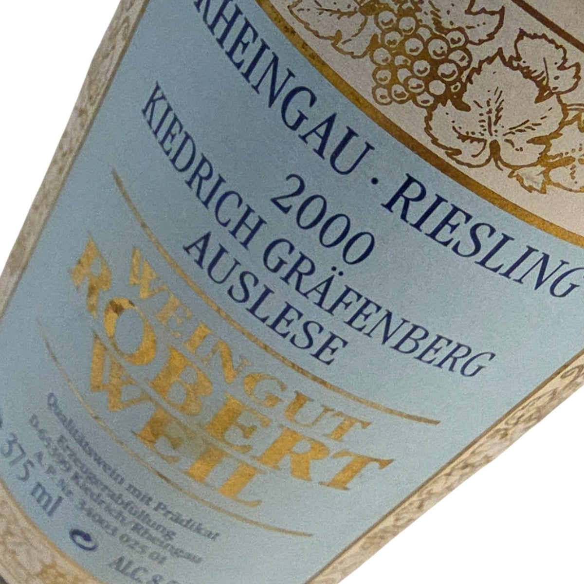 Weingut Robert Weil Kiedrich Gräfenberg Auslese 2000 Halbe
