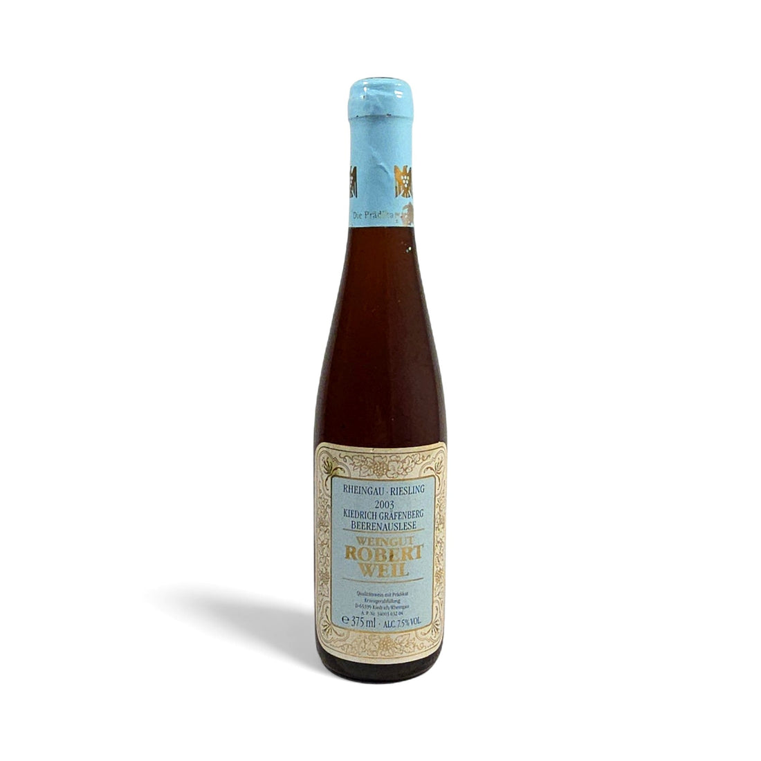 Robert Weil Kiedrich Gräfenberg Beerenauslese 2003 Half-bottle