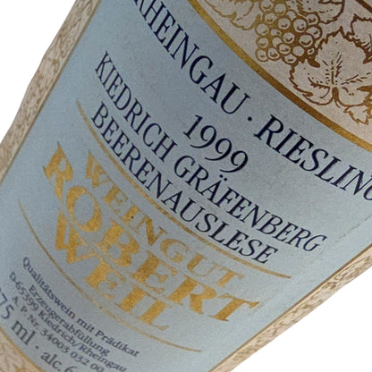 Weingut Robert Weil Kiedrich Gräfenberg Beerenauslese 1999 Halbe