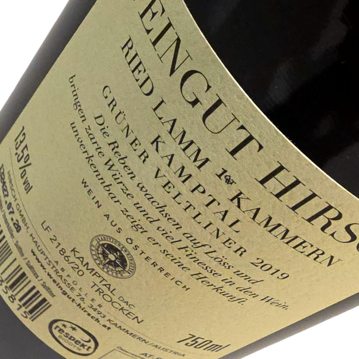 Weingut Hirsch Ried Lamm Grüner Veltliner Erste Lage 2019