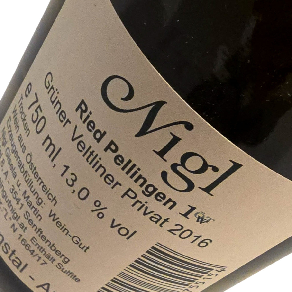 Nigl Estate Grüner Veltliner Ried Pellingen Privat Erste Lage 2016