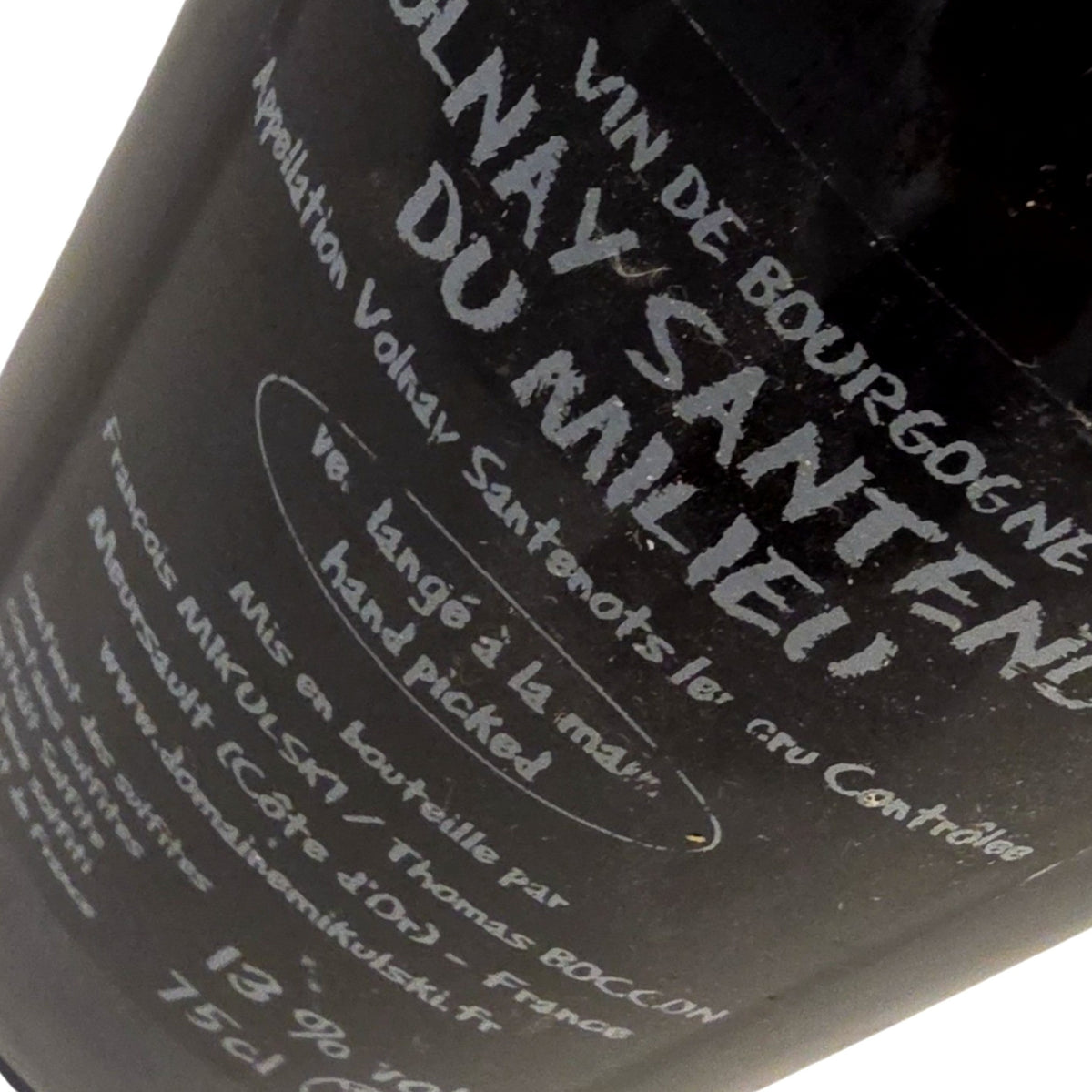 Domaine Francois Mikulski Volnay Santenots Du Milieu 2021