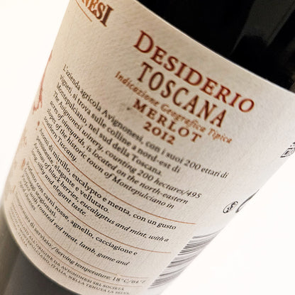 Avignonesi Desiderio Merlot 2012