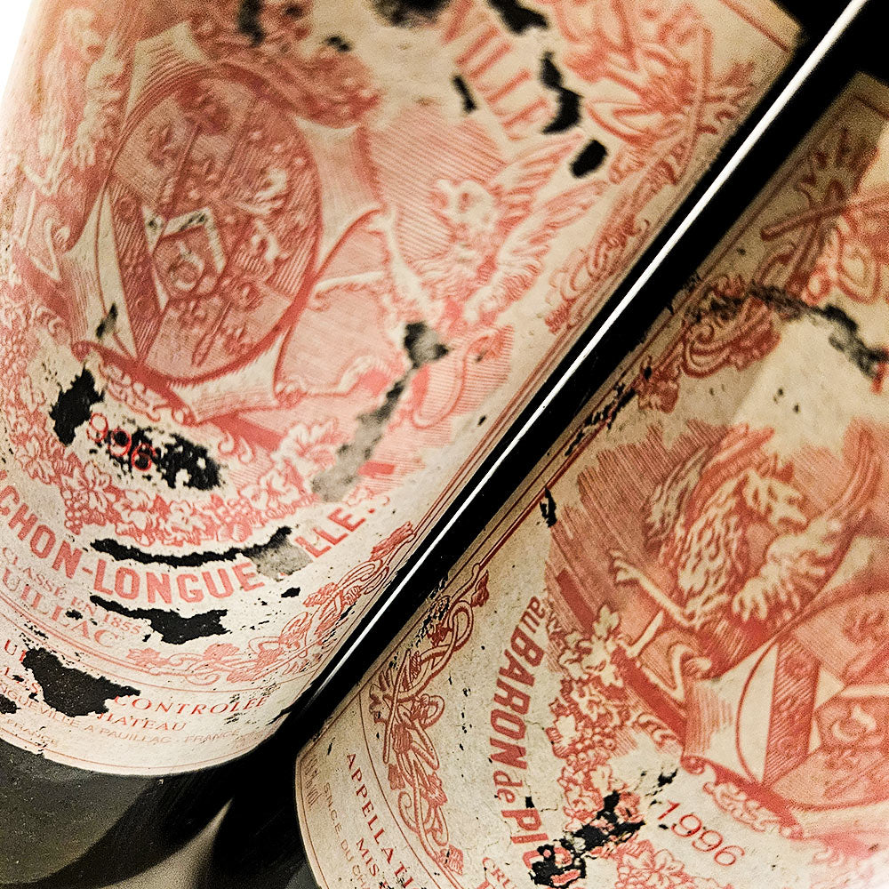 Chateau Pichon-Longueville Baron 2eme Grand Cru Classe 1996 - 2 Flaschen (Lot1) - Rotwein - VINOSAS FINE RARITIES